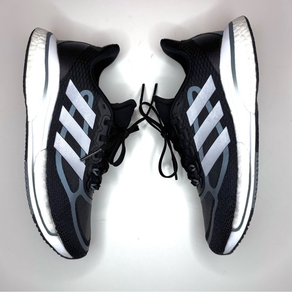 Adidas Women’s Supernova Black / White / Silver Athletic Running Sneakers Size-6 - Picture 9 of 11